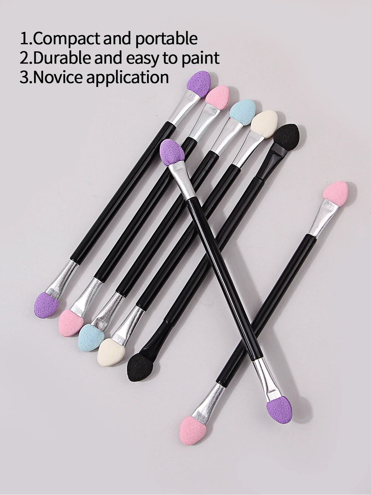 Sponge Eyeshadow Applicator Brush Set 10/50 Pcs – Double Head