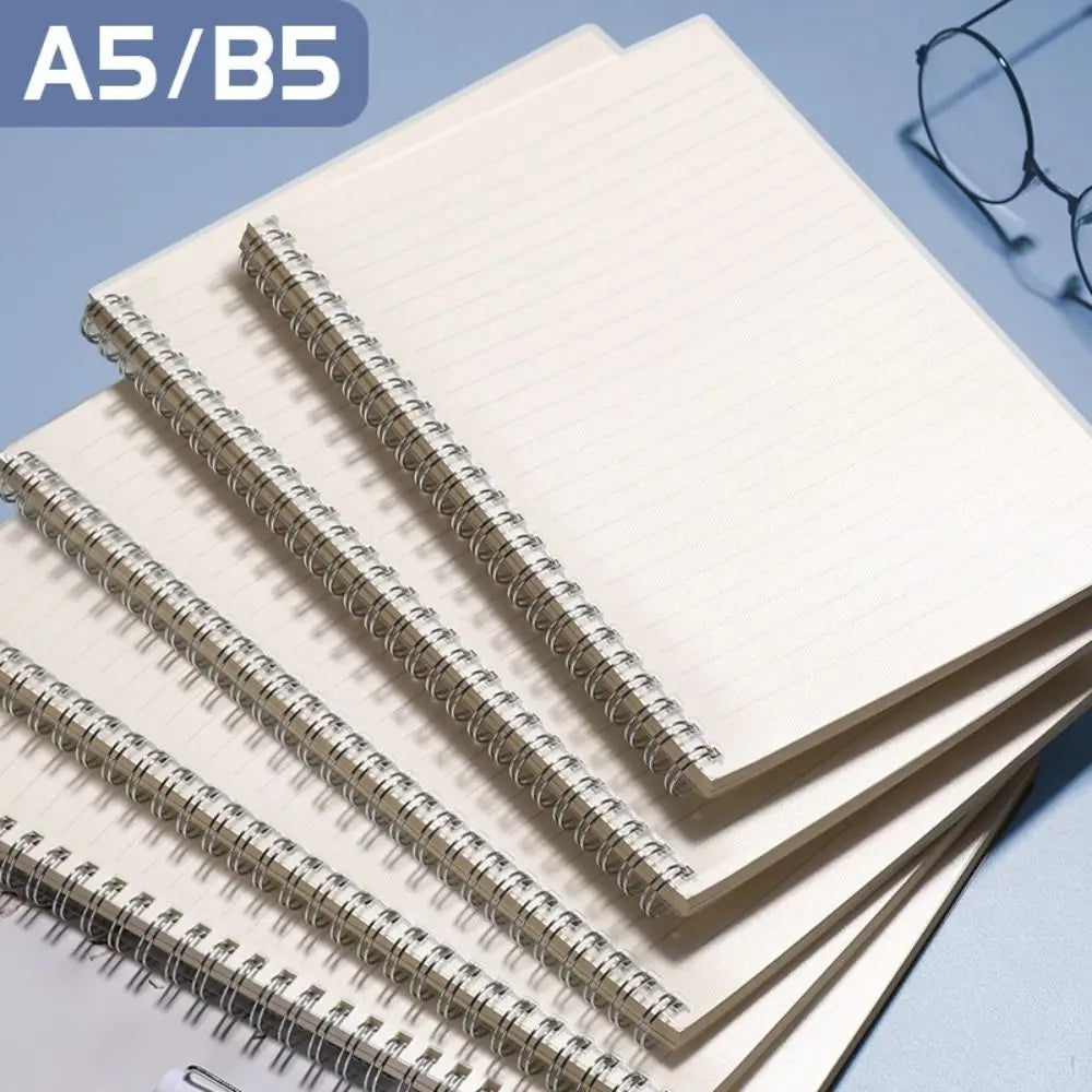 Spiral Coil Notebook A4 A5 A6 B5 – Grid, Blank & Lined