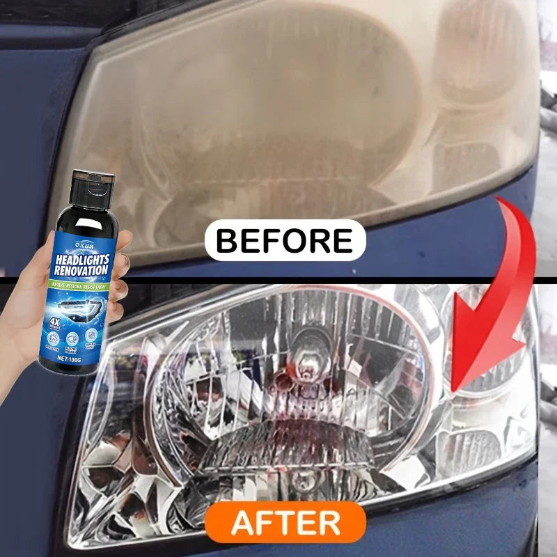 Car Headlight Restoration Polish Cream – Remove Oxidation