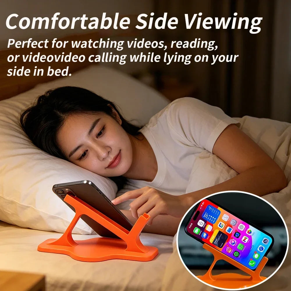 Lazy Bed Phone Stand – Ergonomic Hands-Free Side Lying Holder