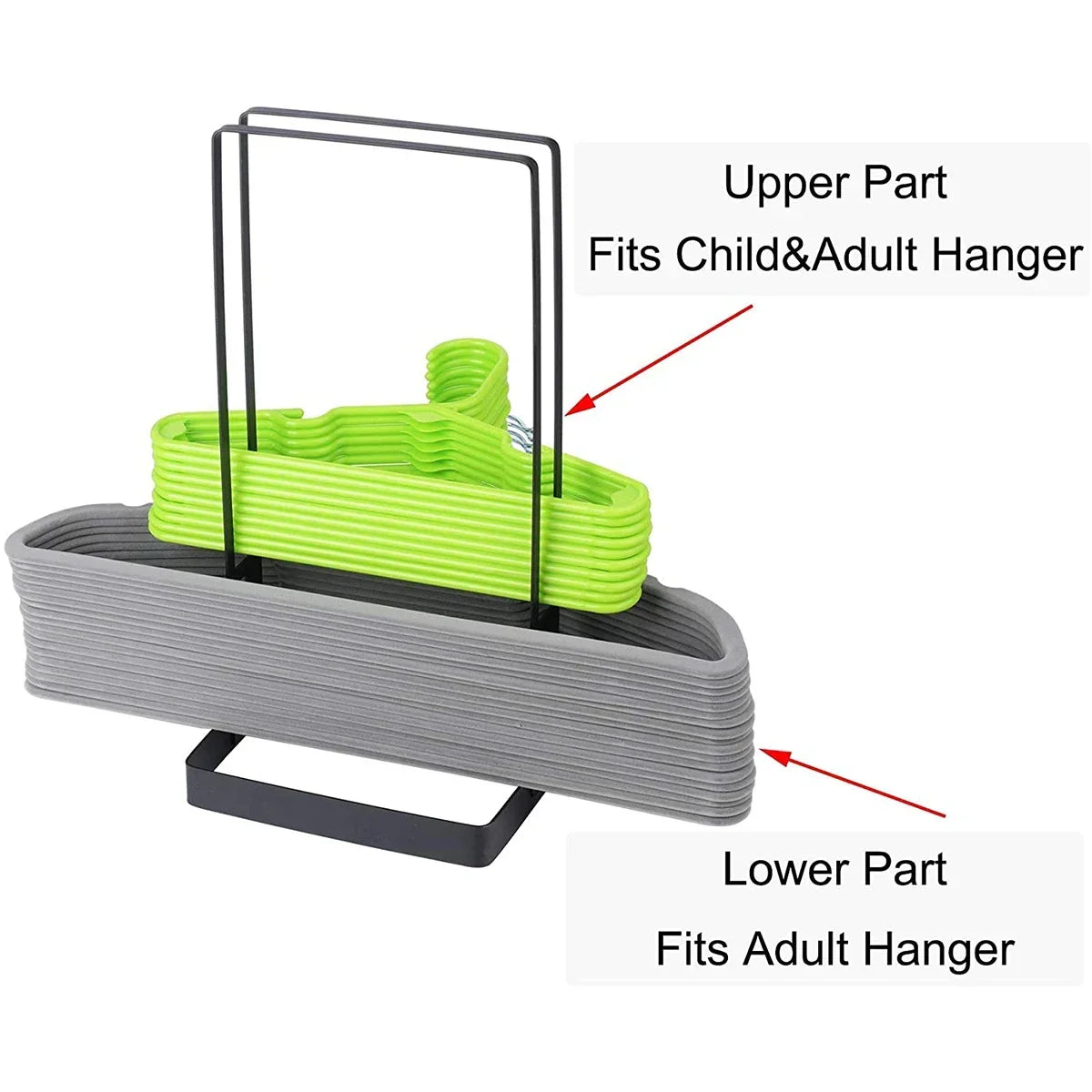 Willstar Large Hanger Stacker Rack – Stainless Steel Organizer