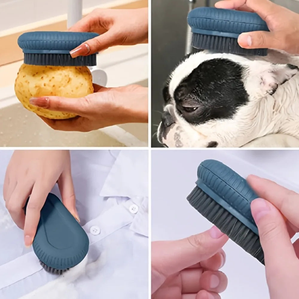 Soft Bristle Multifunctional Cleaning Brush – Shoe & Laundry
