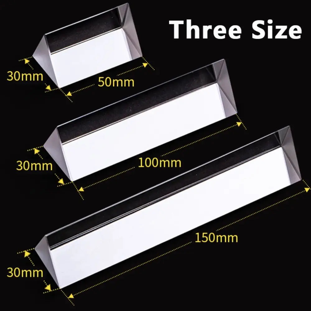 K9 Crystal Glass Triangular Prism – Rainbow Optics Tool