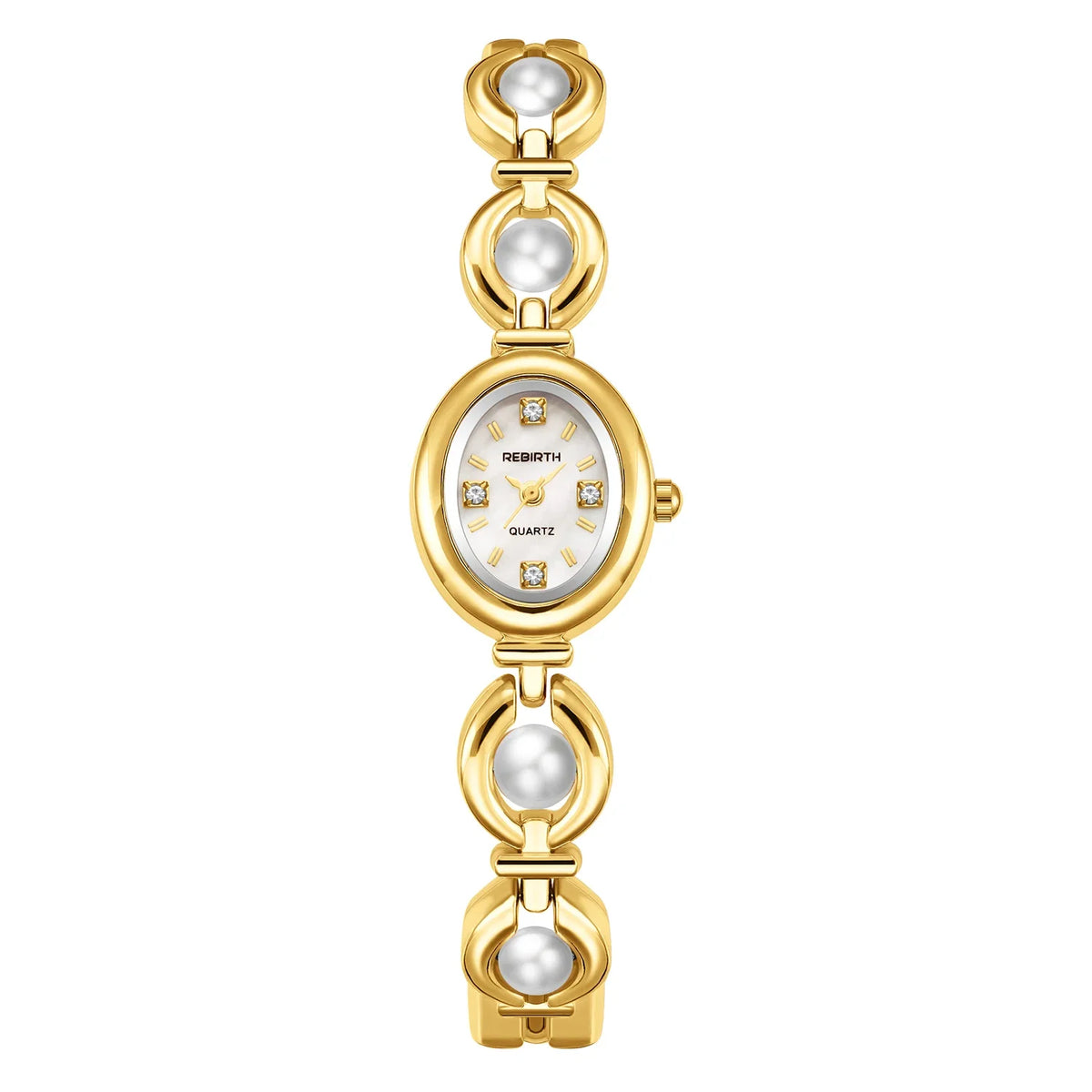 REBIRTH Stainless Steel Quartz Watch – Minimalist Style