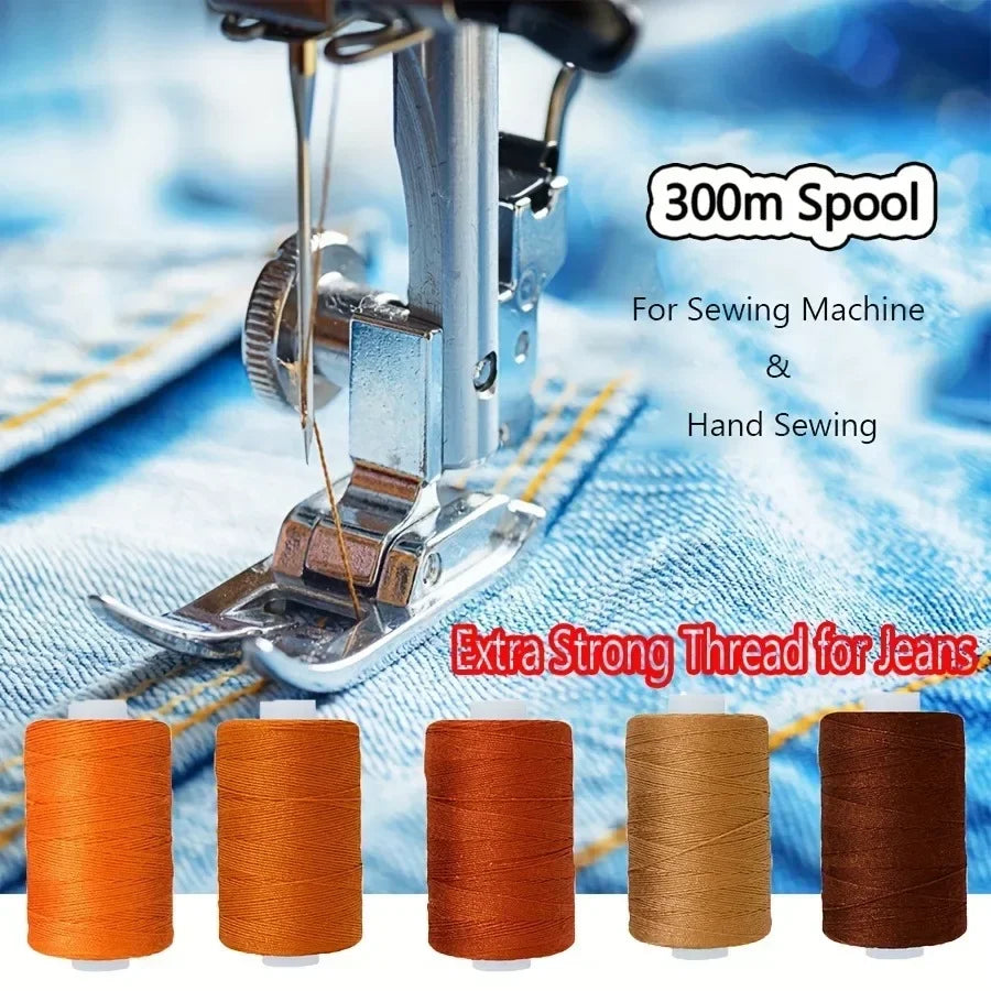 Heavy-Duty Polyester Sewing Thread 203 – Denim Shoes Luggage