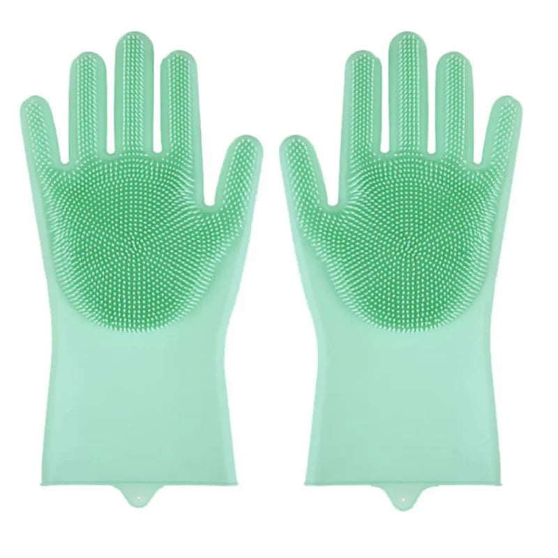 Pet Grooming Gloves – Dog & Cat Bathing Hair Removal Scrubber