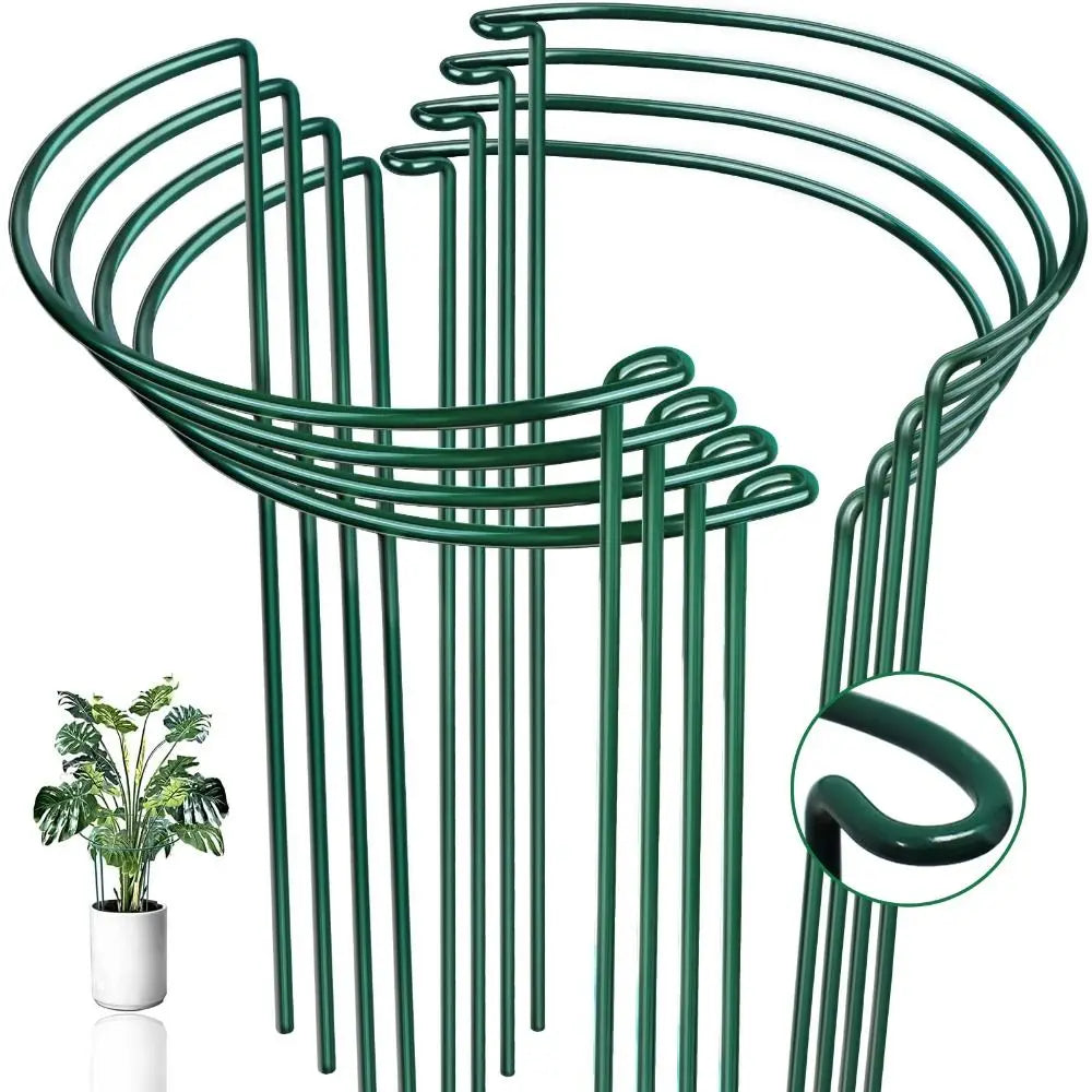 Metal Plant Support Stakes – Weatherproof & Reusable Garden Stakes