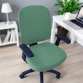 Elastic Waffle Texture Office Chair Back Cover – Breathable