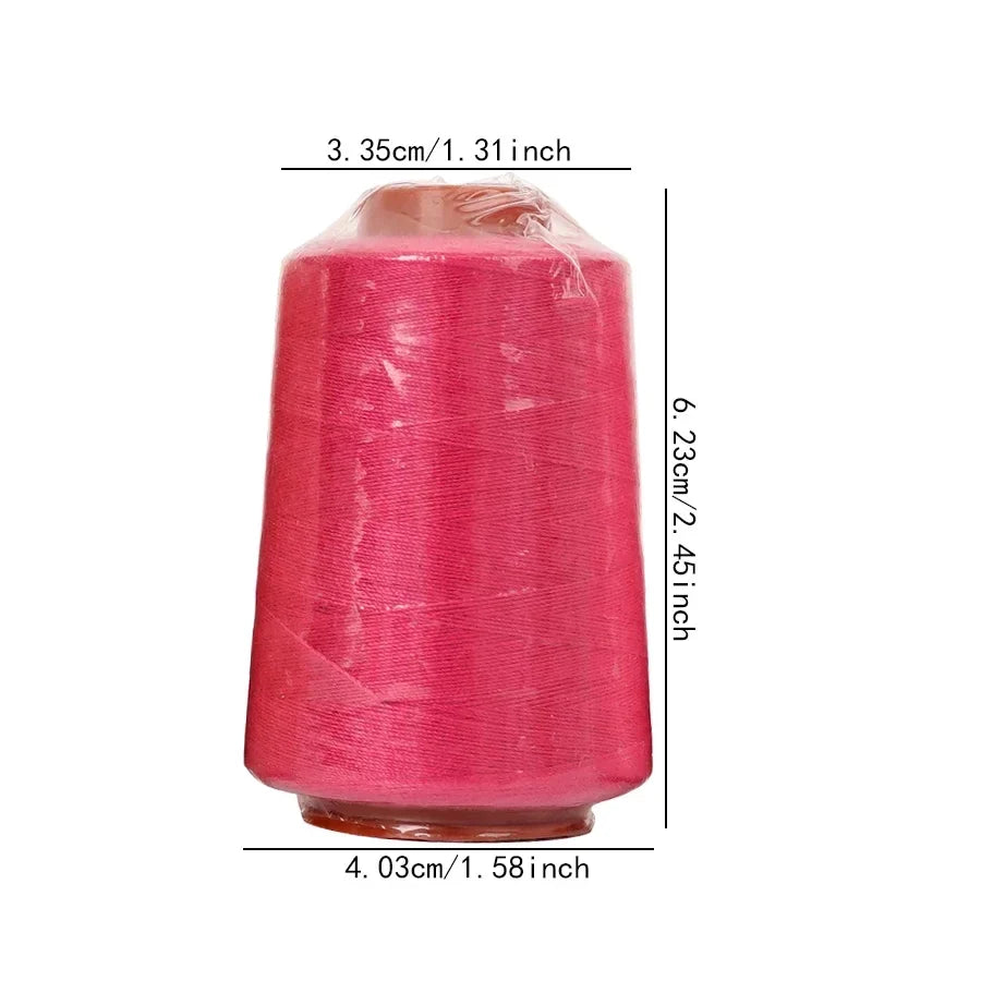 12-Piece Pink Polyester Thread Set – 800 Yards per Cone | 402