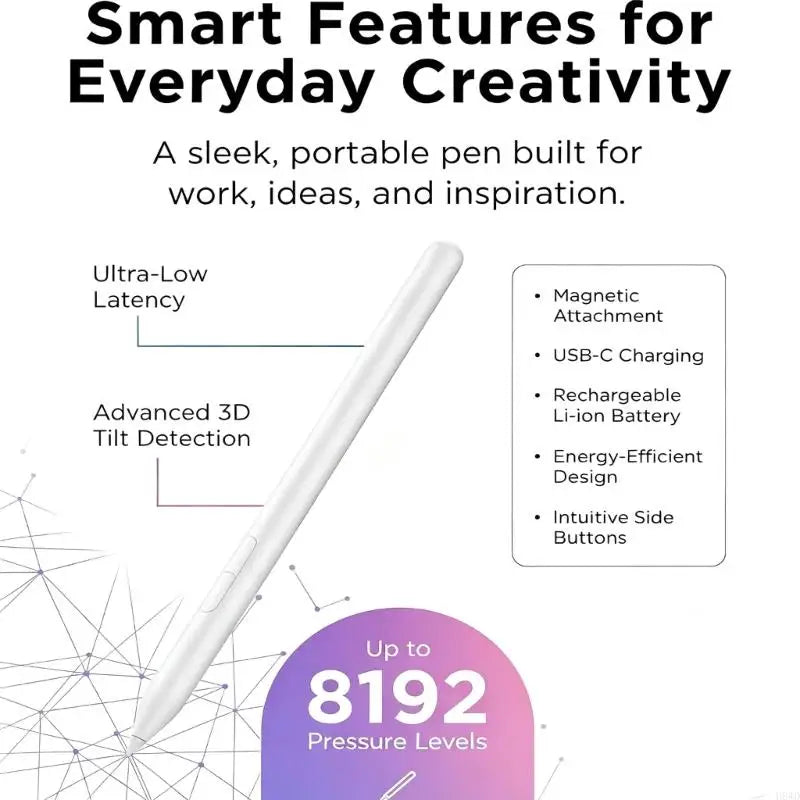 Rechargeable Active Stylus Pen – 8192 Levels for Lenovo Yoga