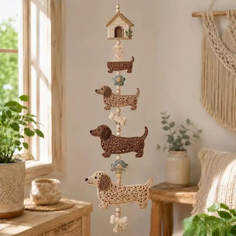 DIY Crochet Beginner Kit – Handmade Animal Hanging Decor Set