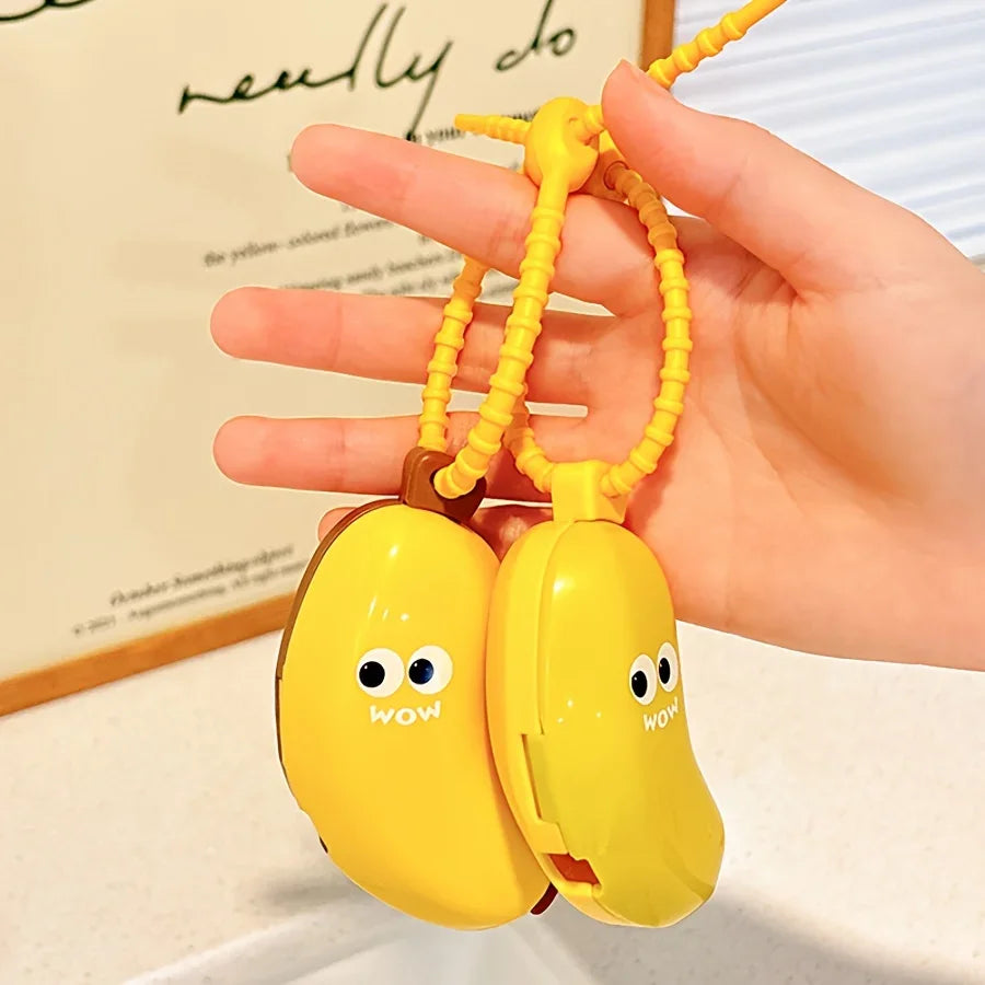 2-in-1 Banana Toothbrush Holder Dustproof Travel Case