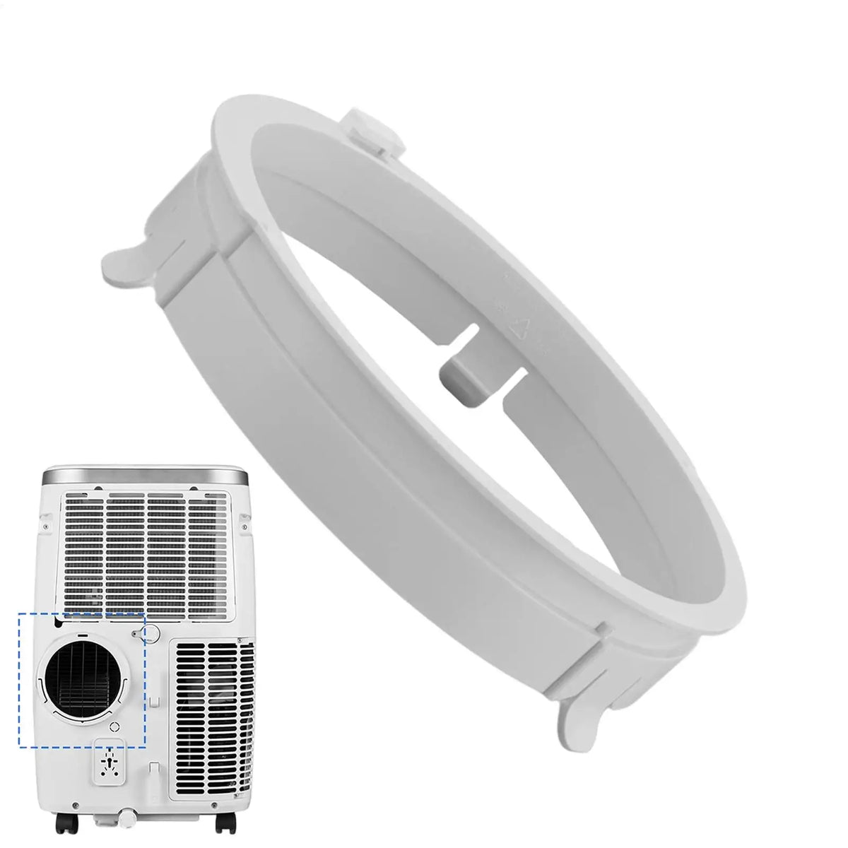Portable AC Exhaust Hose Connector for 5.9-Inch Duct