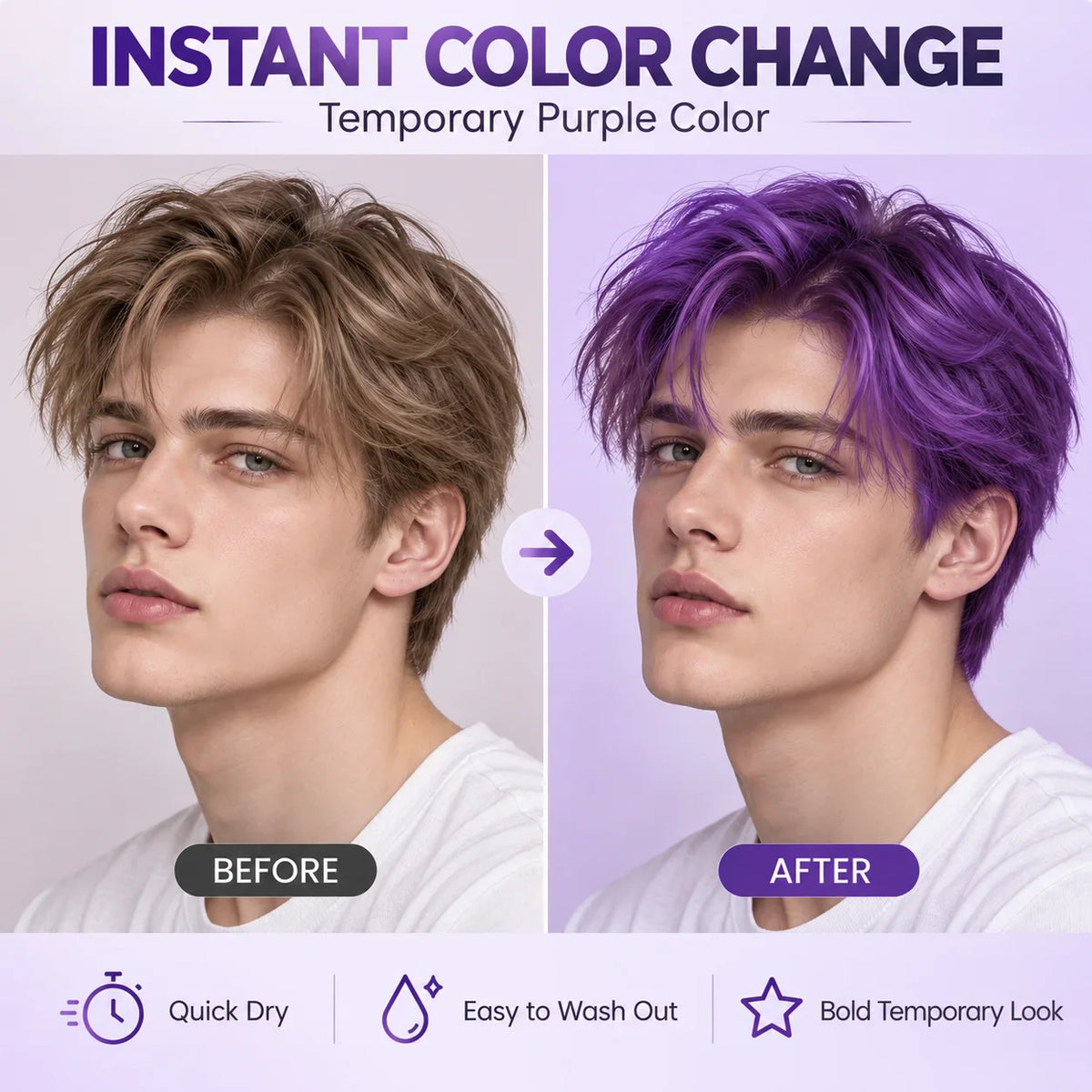 Sevich Temporary Hair Color Spray | 8 Colors – Party & Cosplay
