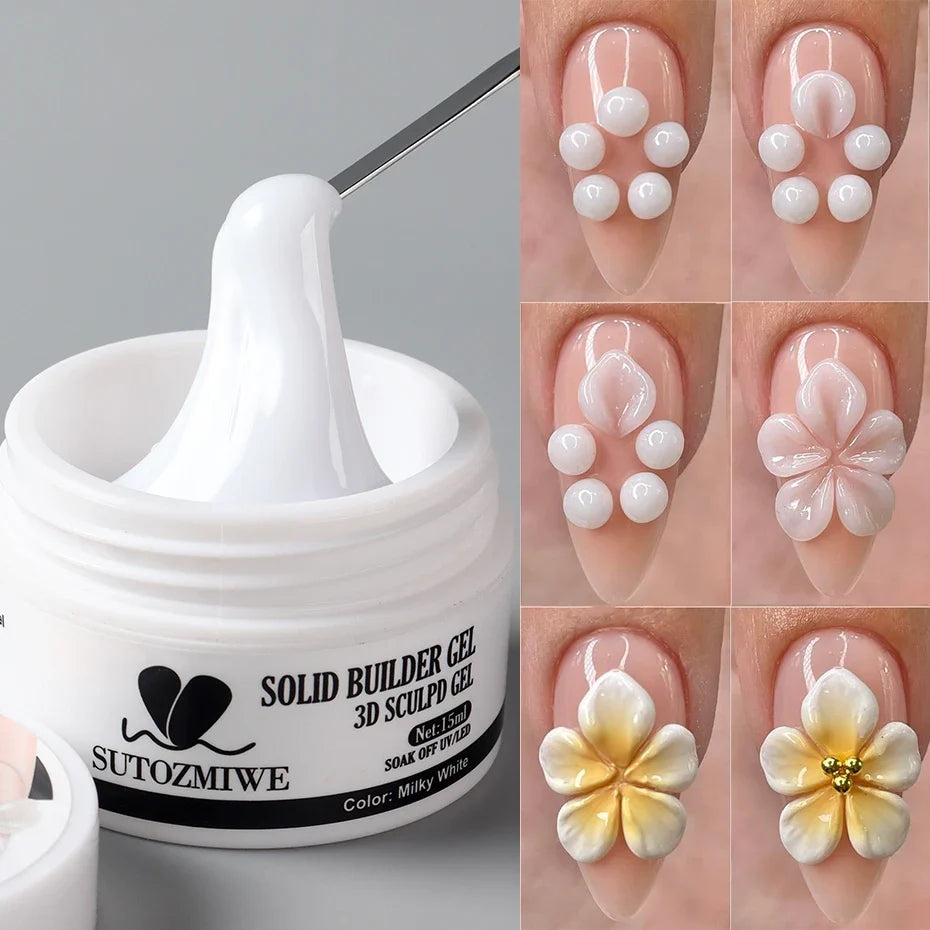 Full Beauty 15ml UV Builder Gel – Nail Extension & 3D Sculpting