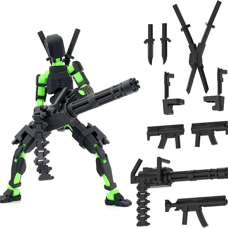 T13 Titan 13 Robot Action Figure – 3D Printed Collectible