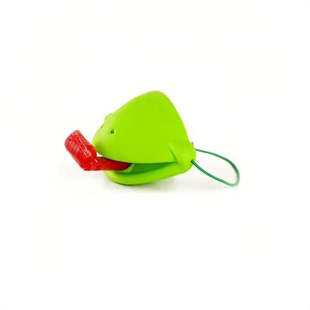 Funny Frog Mask Tongue Game with Cards – Party Fun for All