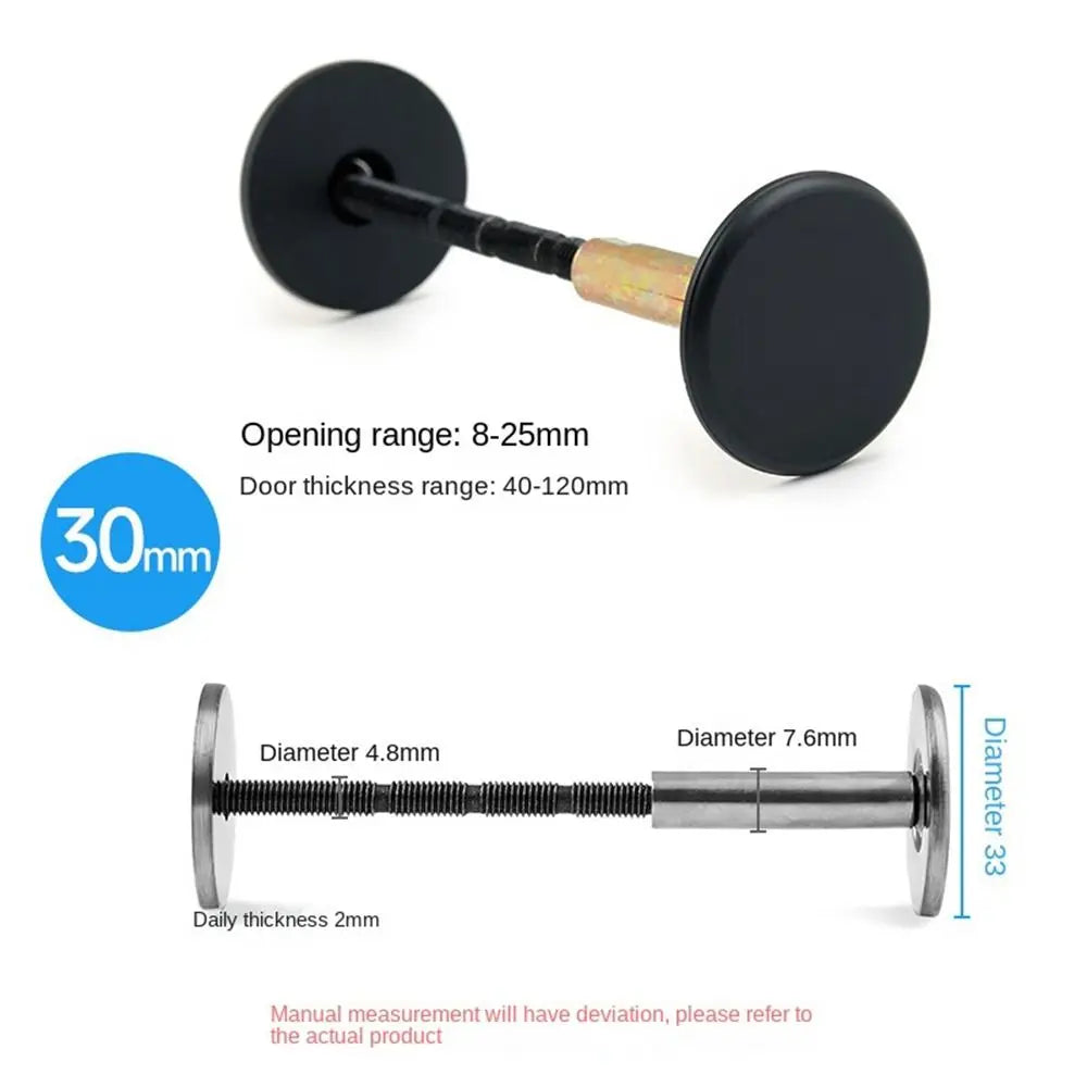 Galvanized Door Hole Cover & Cat Eye Lock Blocker Patch