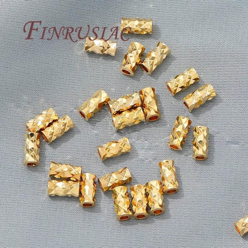 18K Gold Plated Spacer Beads – DIY Jewelry Making (10-30pcs)