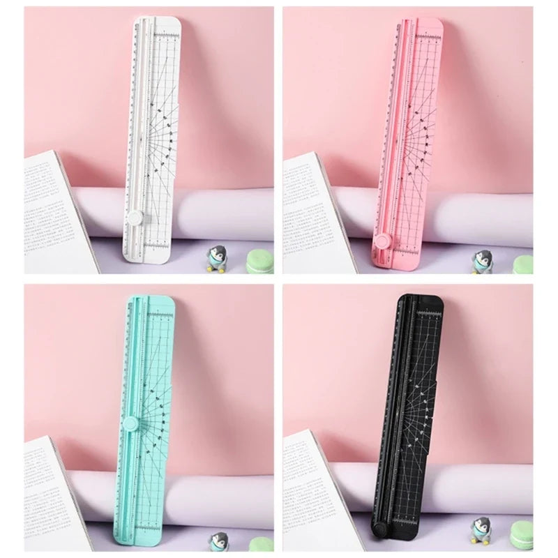 Paper Photo Trimmer with Side Ruler – Scrapbooking Cutter Tool