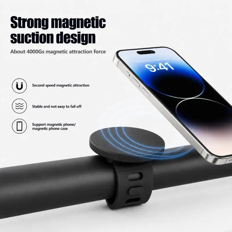 Adjustable Magnetic Phone Band Mount – Wrist & Bike Handle