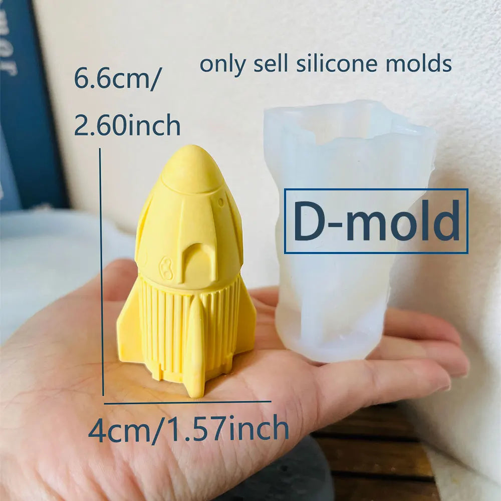 Lunar Surface Candle Holder Silicone Mold – Moon Star Heart