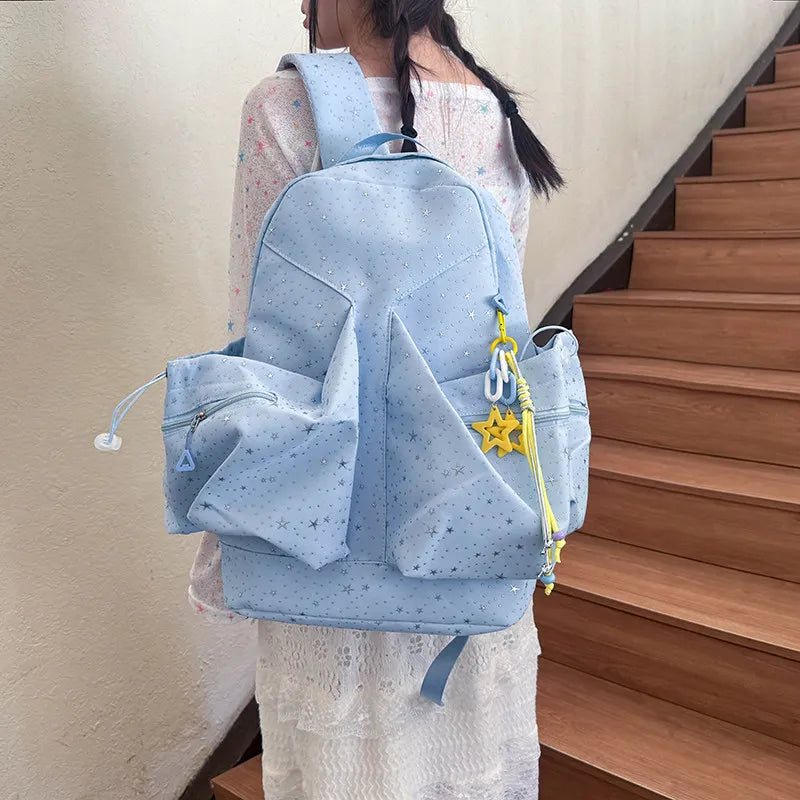 Korean Style Large Capacity Starry Backpack for Students