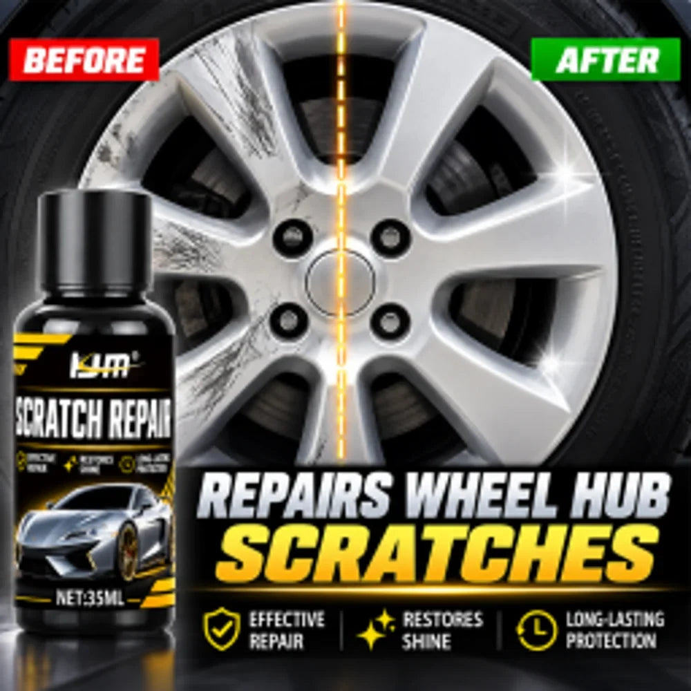 KJM Car Scratch Remover & Anti-Scratch Polish Wax – 35ml