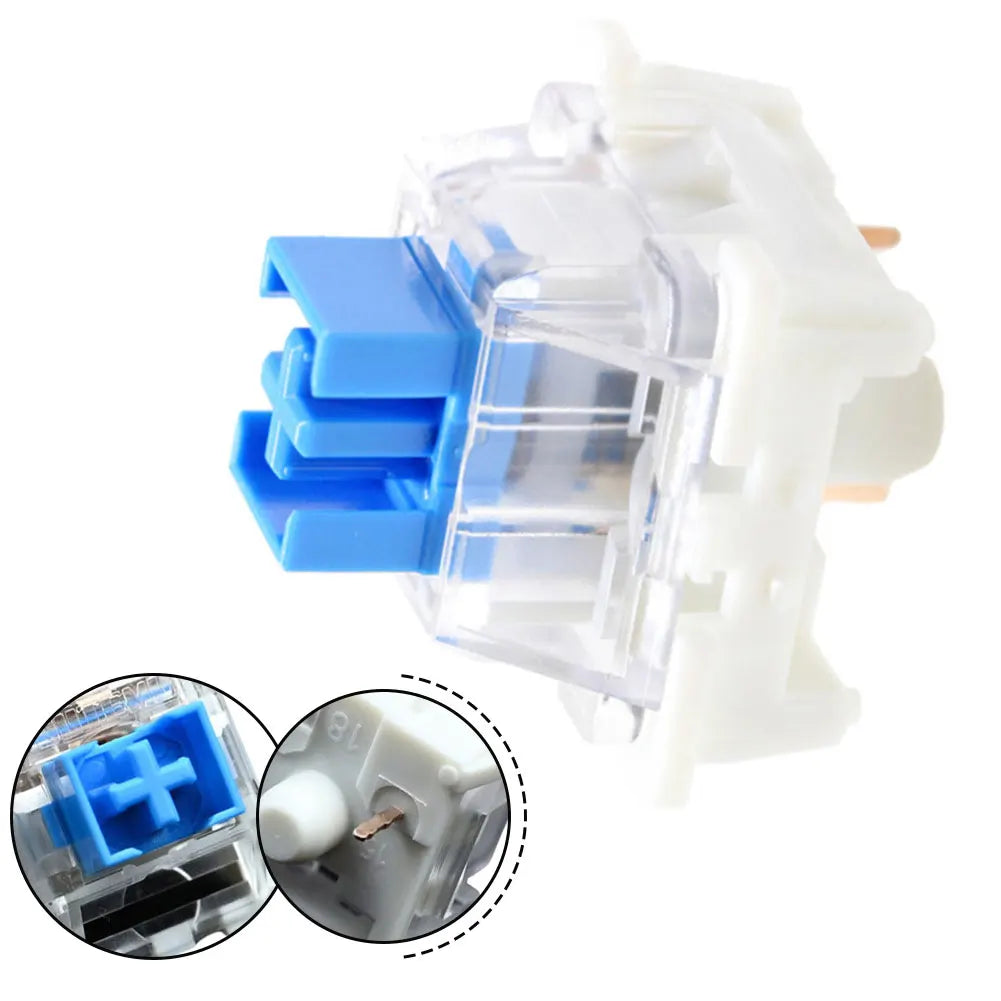 50-Pack 3-Pin Tactile Mechanical Keyboard Switches | MX-Style