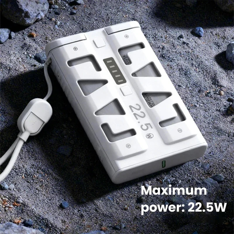 10000mAh Fast Charging Power Bank with Replaceable Batteries