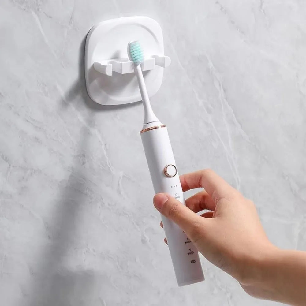 Wall Mounted Electric Toothbrush Head Holder | Self-Adhesive