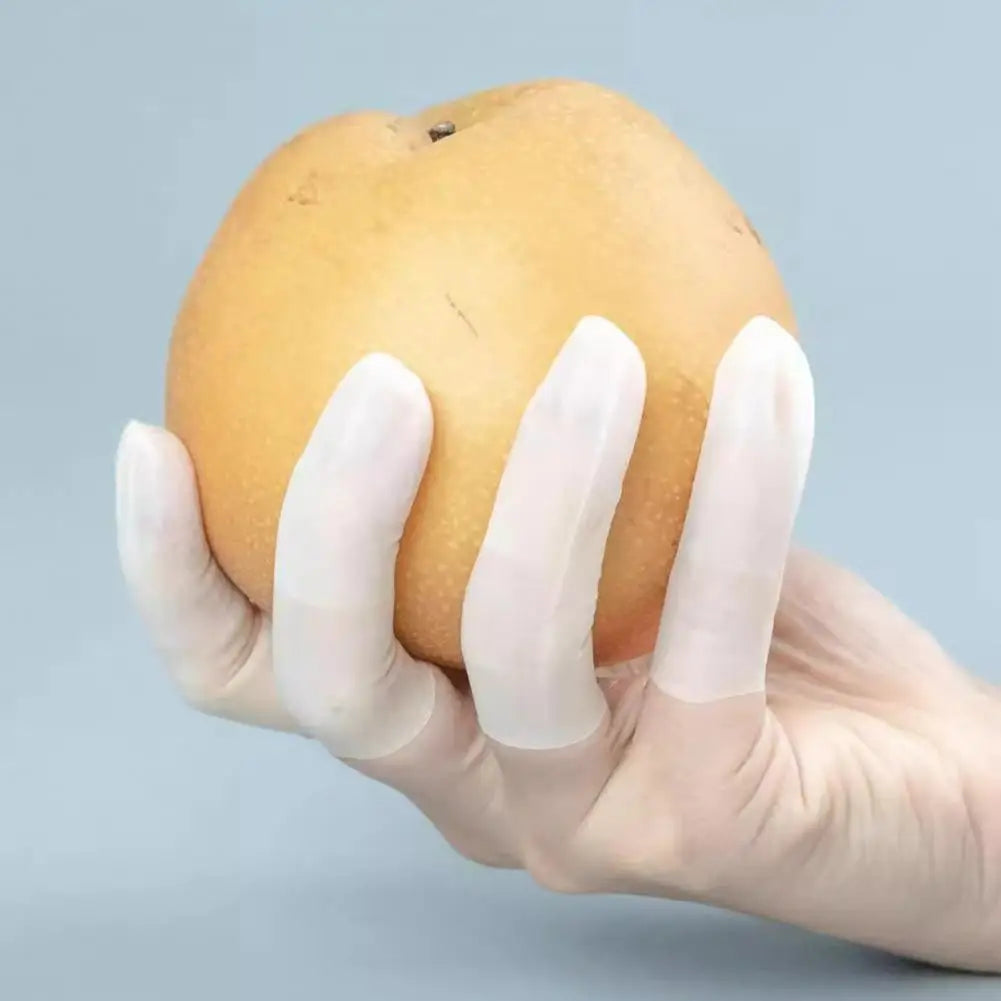 Disposable Latex Finger Cots Waterproof Fingertip Protectors