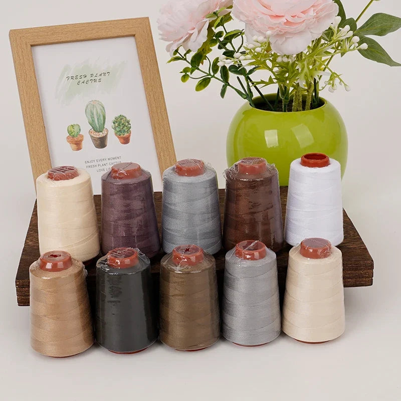 10-Roll 402 Polyester Cone Thread – 800 Yds Assorted Colors