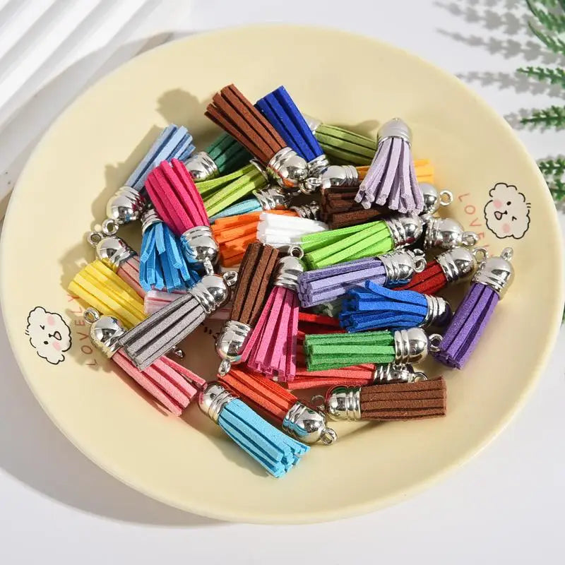 Velvet Tassel Pendants 10/20Pcs – Colorful DIY Jewelry Charms