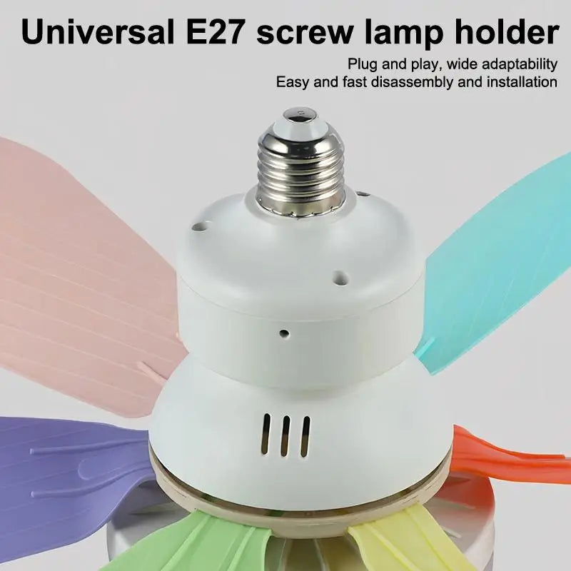 LED 40W Ceiling Fan Light E27 Remote Dimmable – Nixie