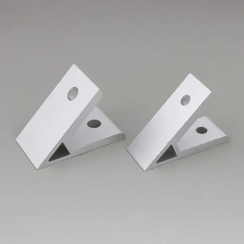 2Pcs 45° Corner Bracket for 2020–8080 Aluminum Extrusion Profile
