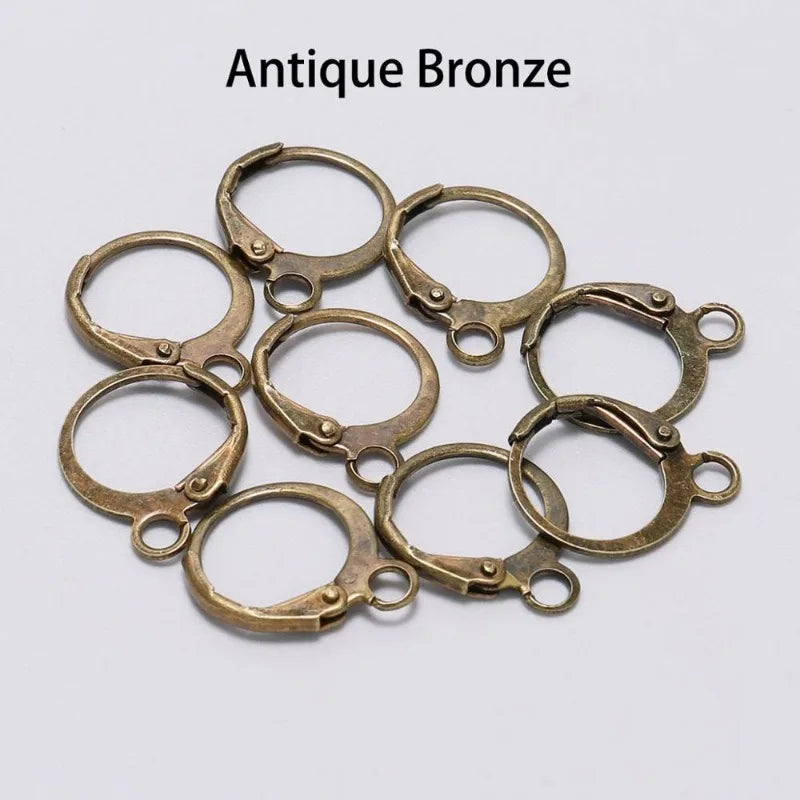 30pcs French Earring Hooks Copper DIY Jewelry Making Findings