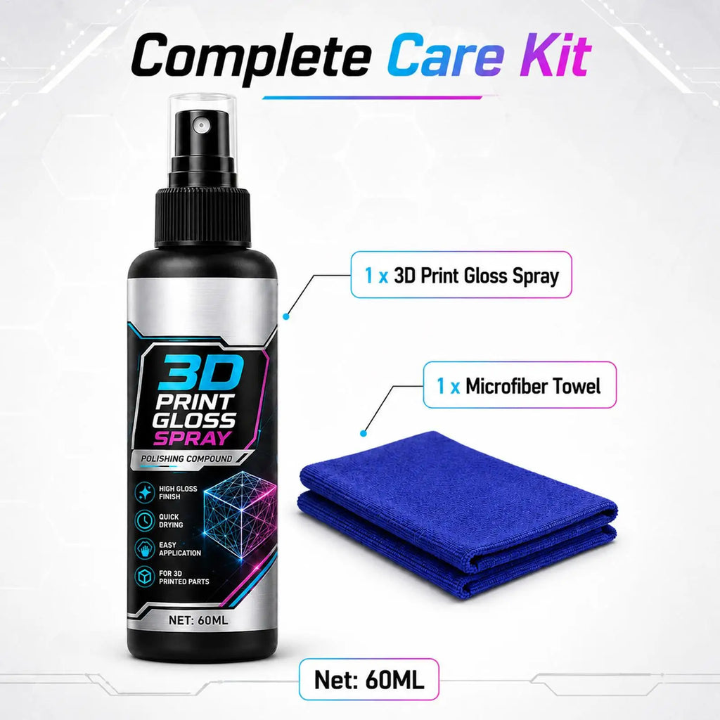 3D Print Gloss Spray – Fast-Drying Brightening Coating 60ml