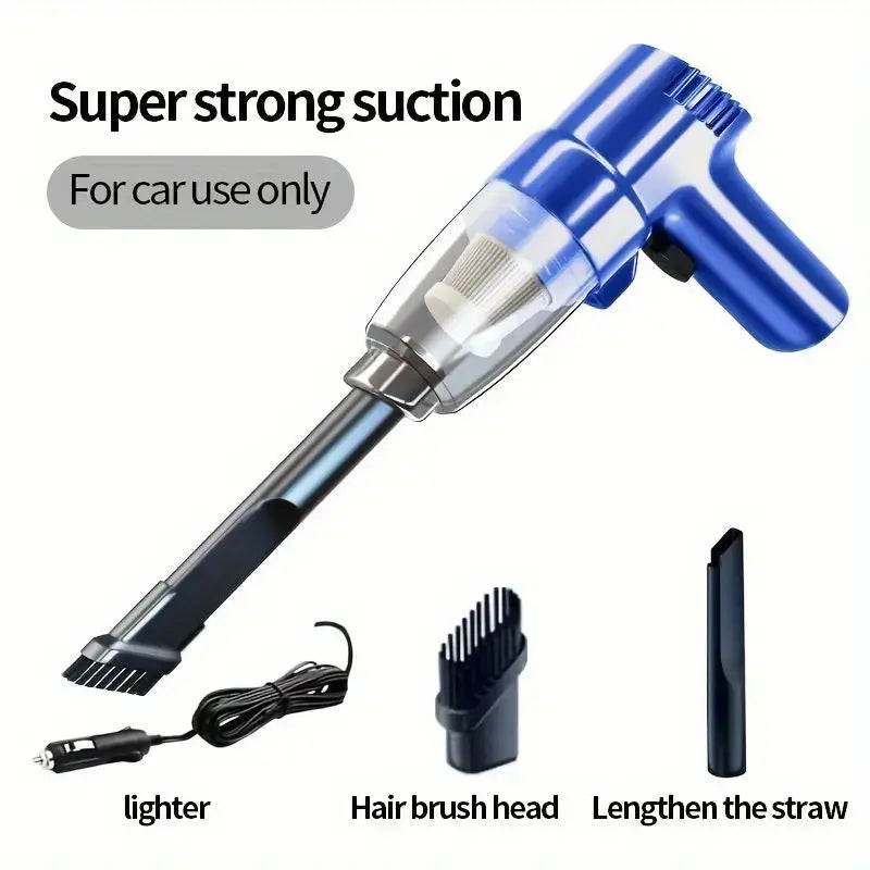 Portable Mini Handheld Vacuum Cleaner – 12V Car & Home