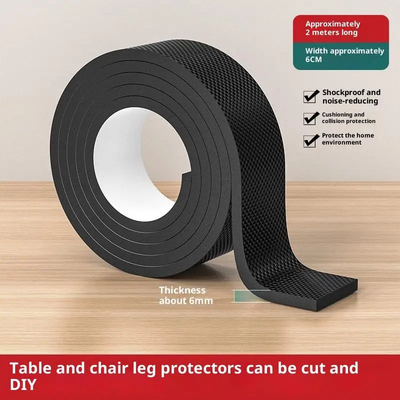 Non-Slip Self-Adhesive Rubber Furniture Pads – Floor Protectors