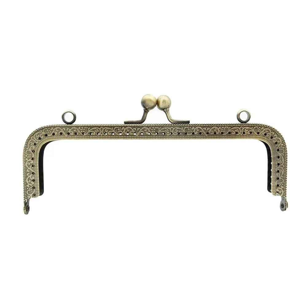 Metal Kiss Clasp Purse Frame for DIY Bag Making – 6 Sizes