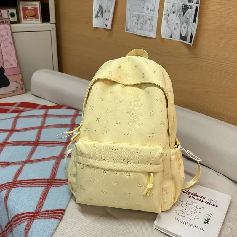 Korean Style Casual Backpack – Large Capacity Lightweight School Bag