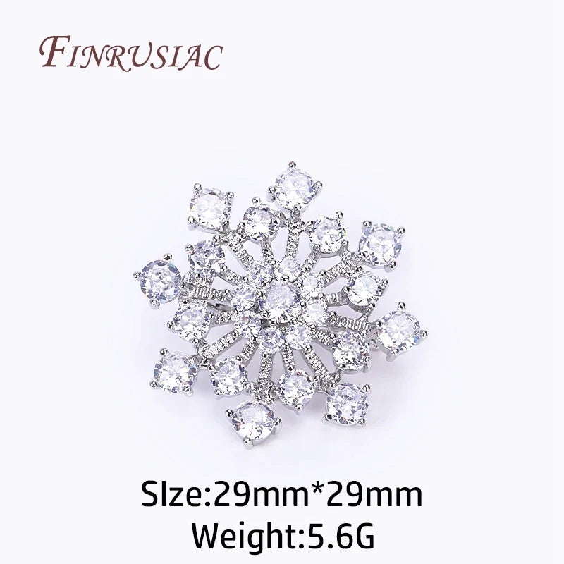 18K Gold Plated Zircon Magnetic Pearl Clasp | DIY Jewelry Findings