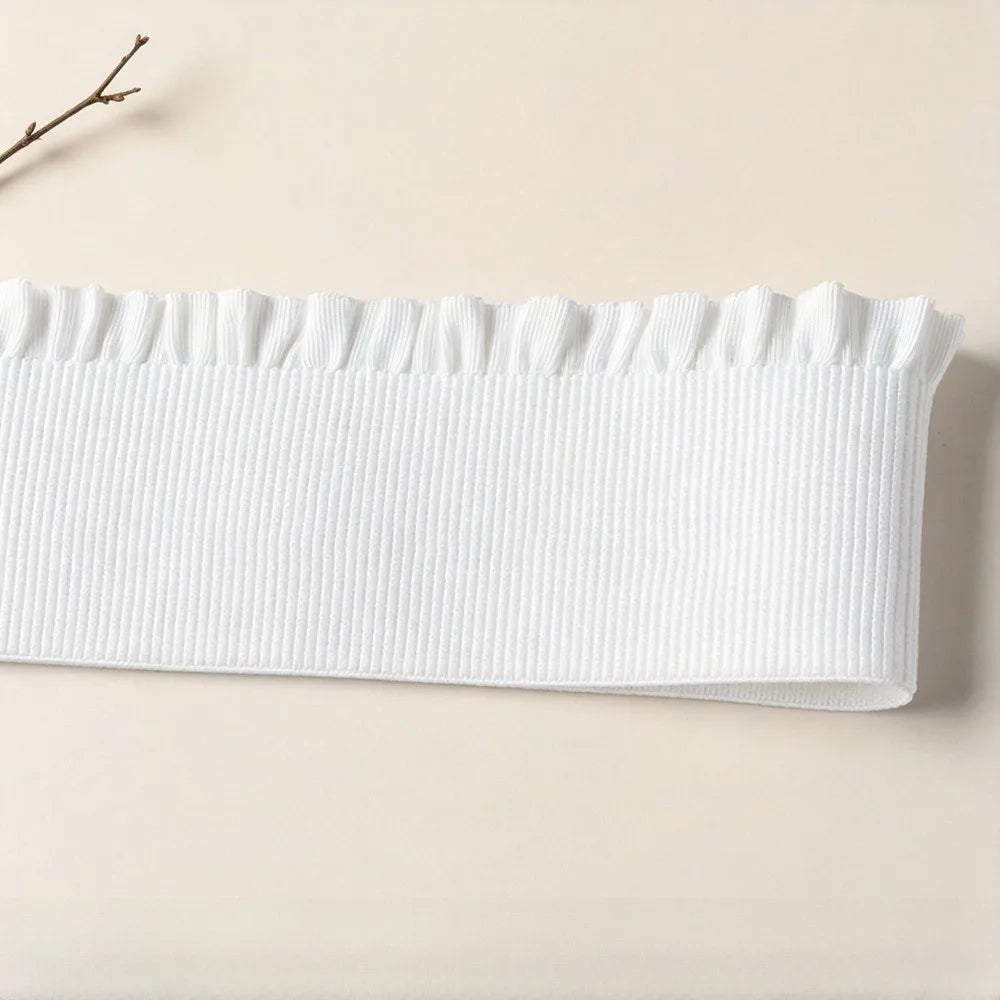 Wide Ruffle Elastic Band 1 Yard – DIY Waistband Sewing Trim