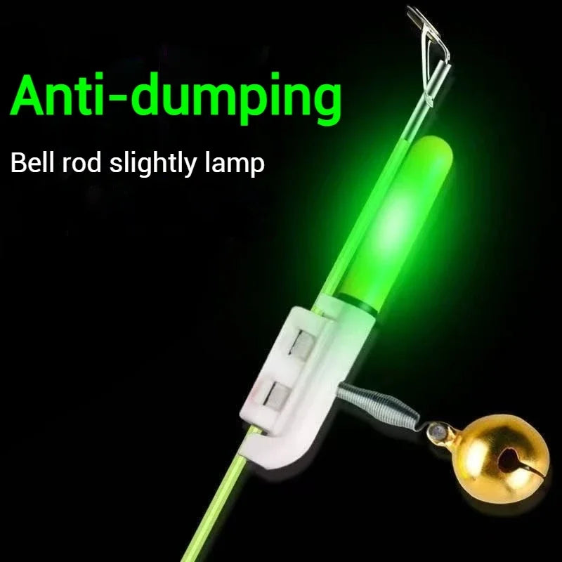 5Pcs LED Fishing Bite Alarm Light Stick Rod Bell CR425