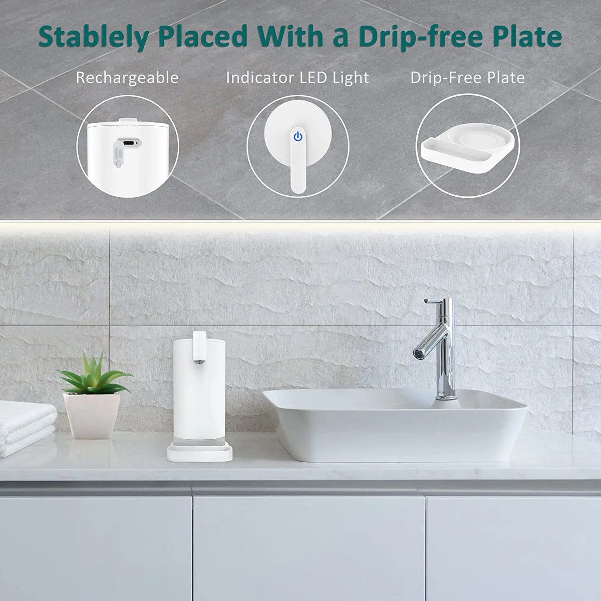 Hongdec Touchless Foam Soap Dispenser – Sensor 300ml