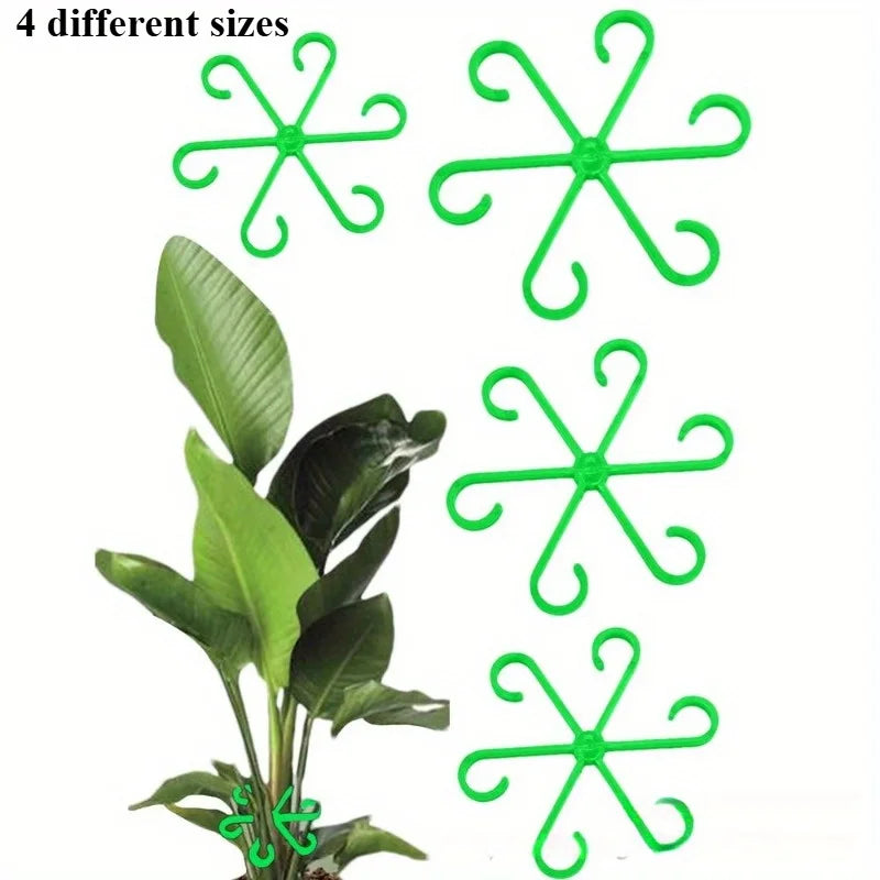 4-Piece Plant Stem Support Clips – Bamboo Branch Fixator