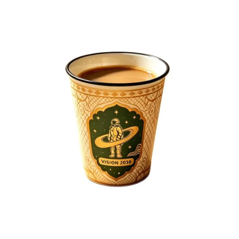 Space Theme Astronaut Ceramic Coffee Mug – Premium Gift