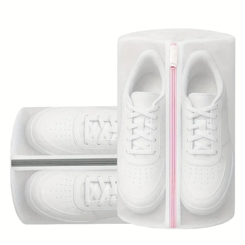2-Pack Honeycomb Mesh Laundry Bags for Shoes, Bras & Delicates