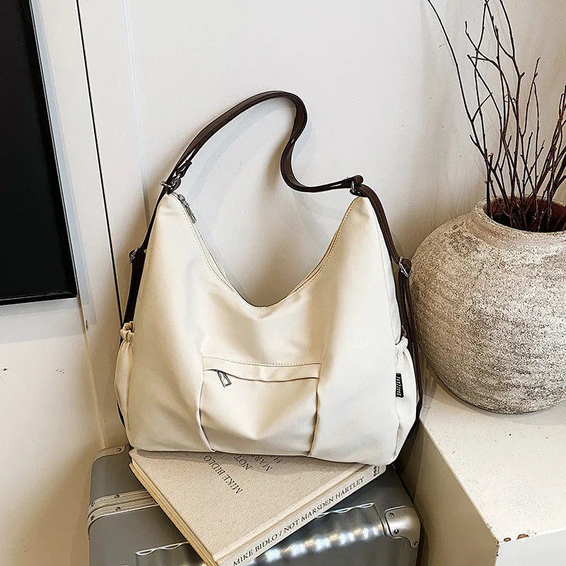 Nixie Large Canvas Tote Bag | Shoulder Backpack for Commuting